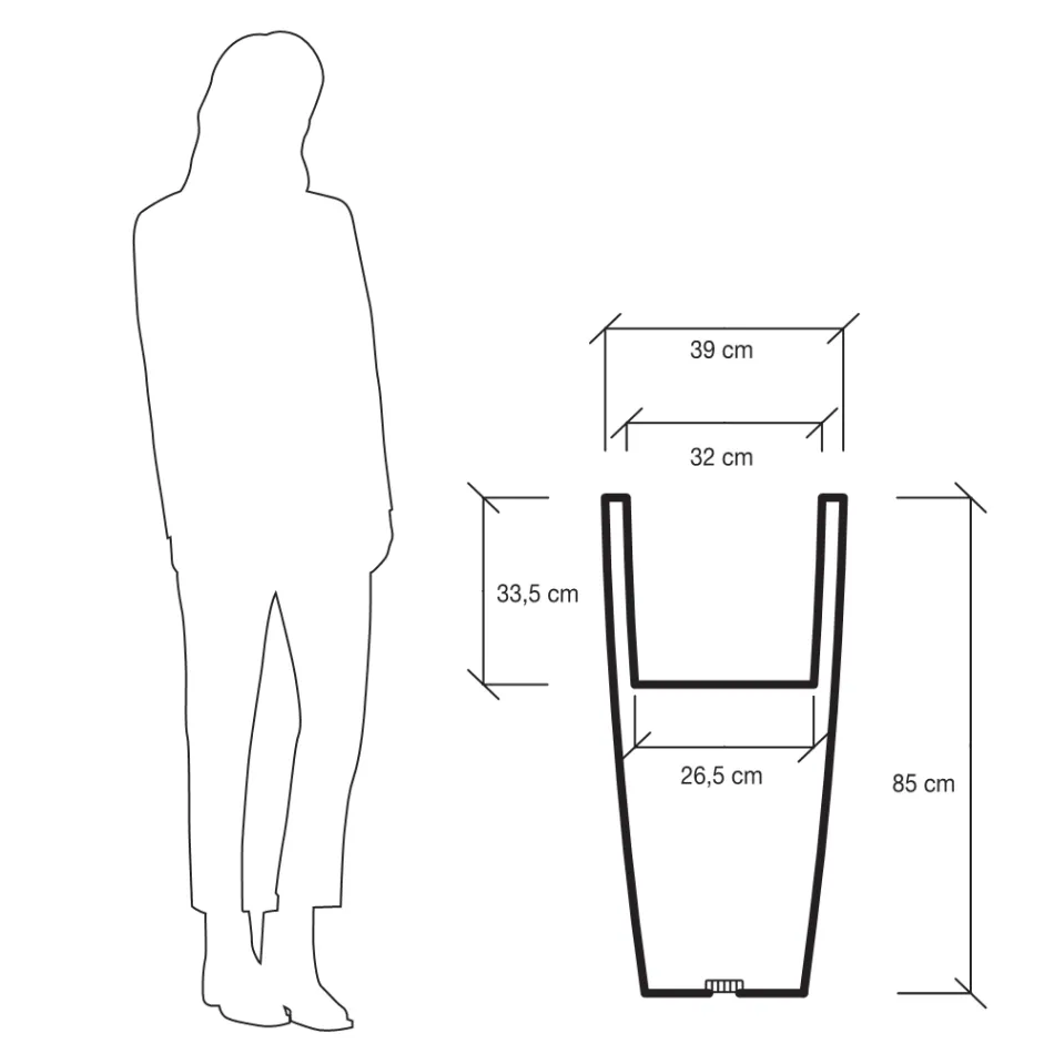 Vaso Tondo da Giardino Colorato Fluo e con Luce Made in Italy - Avanas Viadurini