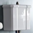 Vaso WC a Terra Cassetta in Ceramica e Sedile Nero Vintage Made in Italy – Marwa Viadurini