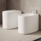 Vaso WC a Terra in Ceramica di Diversi Colori Made in Italy - Ragazza Viadurini