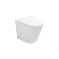 Vaso Wc a Terra Rimless con Sedile Soft Close in Ceramica Bianca - Ginepro  