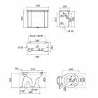 Vaso WC da Terra in Ceramica con Cassetta Made in Italy - Marwa Viadurini