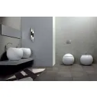 Vaso WC di Design a Sfera Fatto in Italia in Ceramica Fanna Viadurini