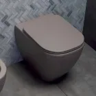 Vaso WC in Ceramica Bianca o Colorata di Design Trabia Viadurini