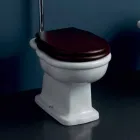 Vaso WC in ceramica design moderno con scarico a parete Style Viadurini