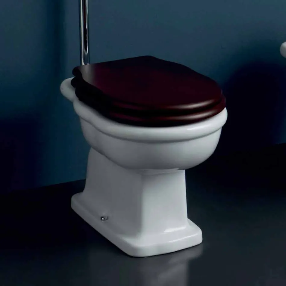 Vaso WC in ceramica design moderno con scarico a parete Style Viadurini