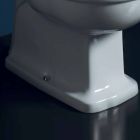 Vaso WC monoblocco in ceramica bianca Style 72x36 cm, made in Italy Viadurini