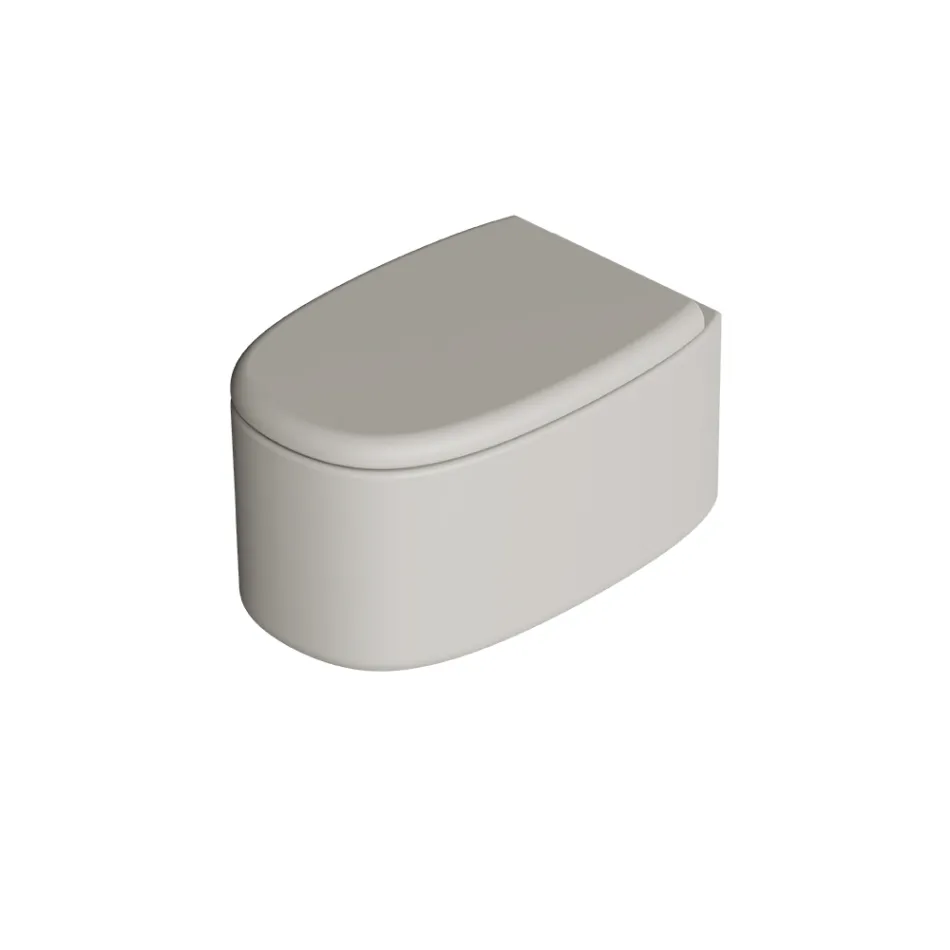 Vaso WC Sospeso in Ceramica di Diversi Colori Made in Italy - Ragazza Viadurini