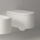 Vaso WC Sospeso in Ceramica di Diversi Colori Made in Italy - Ragazza Viadurini