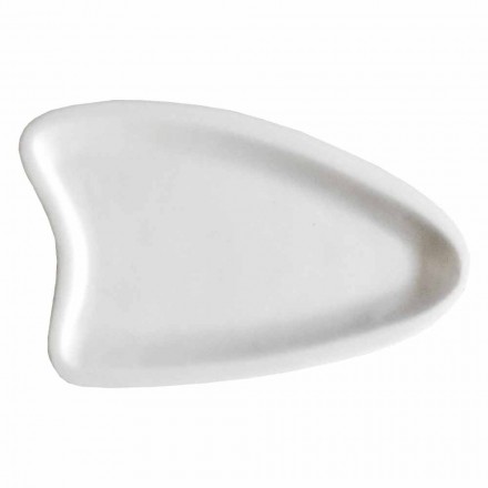 Vassoio Artigianale da Cucina in Marmo Bianco di Carrara Made in Italy - Portos Viadurini