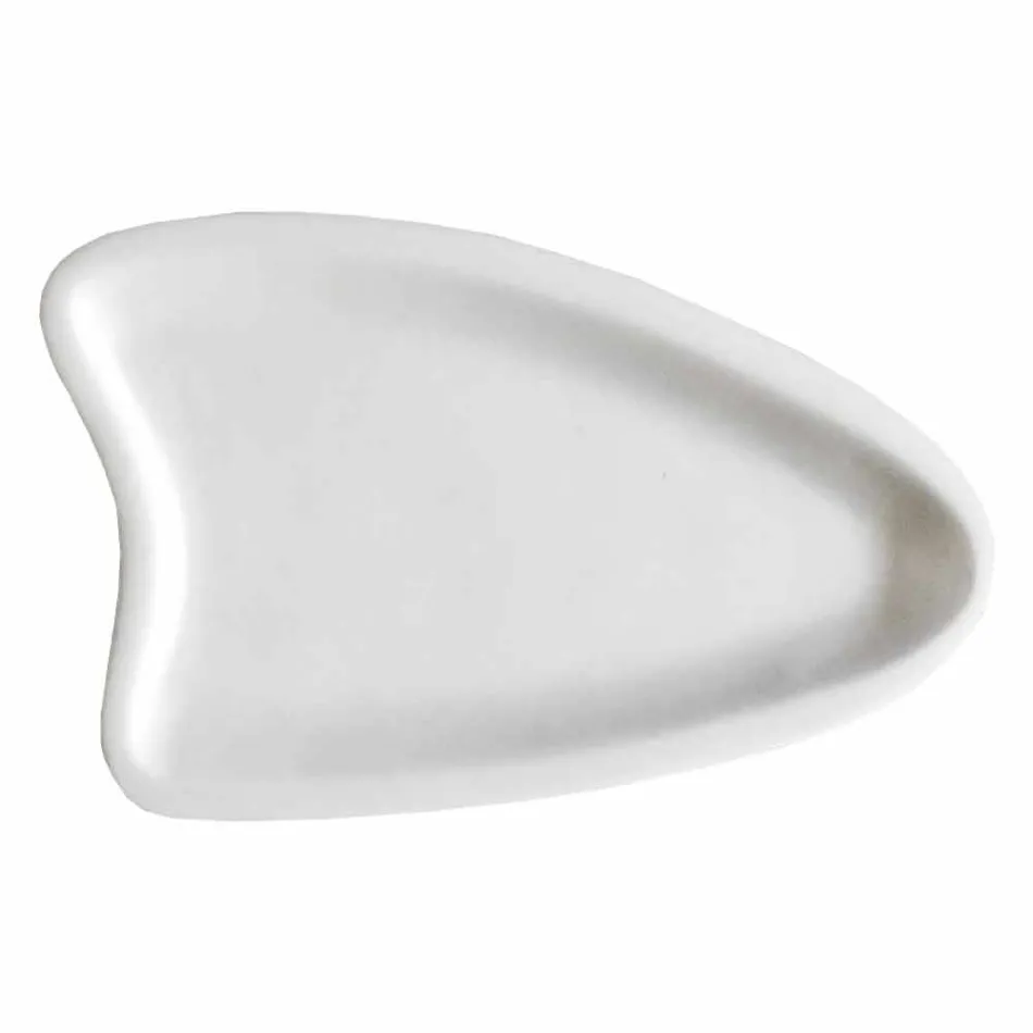 Vassoio Artigianale da Cucina in Marmo Bianco di Carrara Made in Italy - Portos Viadurini