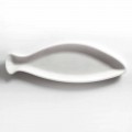 Vassoio da Cucina in Marmo Bianco di Carrara Fatto a Mano in Italia - Fish