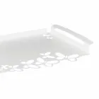 Vassoio da Portata di Design Ferro Bianco, Beige o Avorio Made in Italy – Leida Viadurini