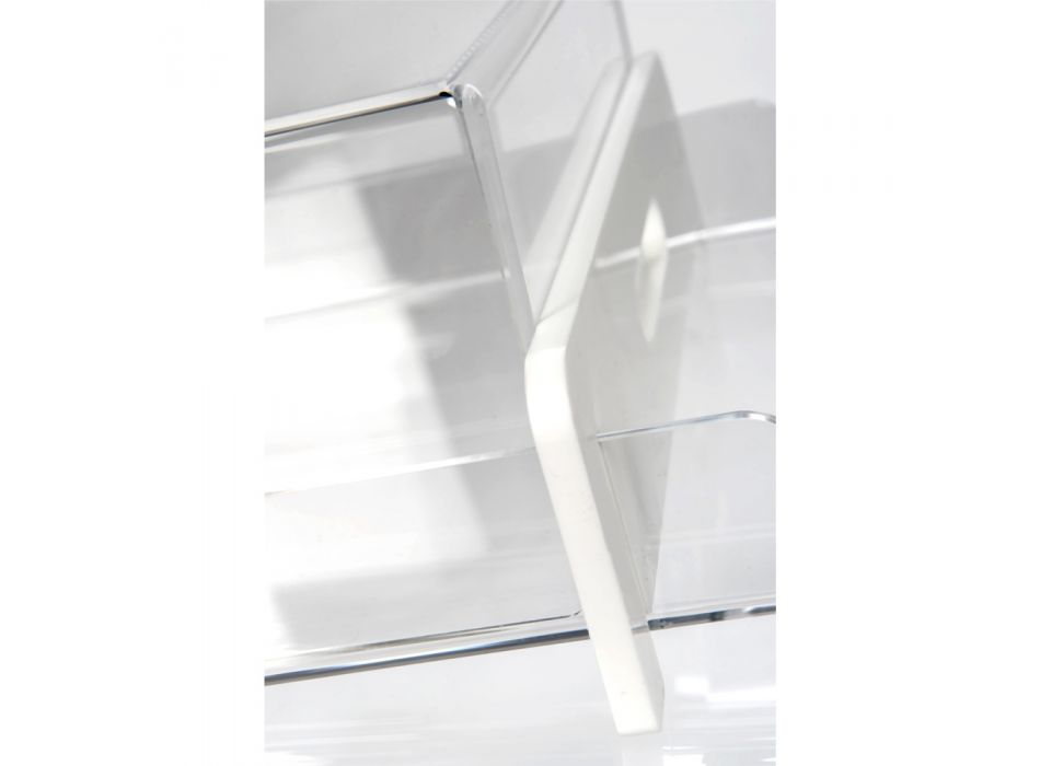 Vassoio Plexiglass Trasparente Design Originale Italiano 3 Misure - Faucio Viadurini