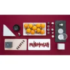 Vassoio Rettangolare in Marmo Bianco di Carrara Made in Italy - Vassili Viadurini