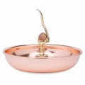 Vassoio Schiaccianoci in Rame Massiccio Design Artigianale 28 cm - Paronzo