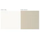 Vetrina da Salotto con 1 Anta in Finitura Bianca e Canaletto Made in Italy - Gerd Viadurini