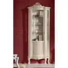 Vetrina da Soggiorno in Legno con 1 Anta di Lusso Made in Italy - Leonor Viadurini