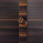 Vetrina legno massello 2 ante Grilli Zarafa fatta in Italia di design Viadurini