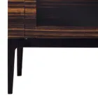 Vetrina legno massello 2 ante Grilli Zarafa fatta in Italia di design Viadurini