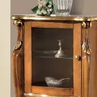 Vetrina Soggiorno con 1 Anta in Vetro e 3 Cassetti Made in Italy - London Viadurini