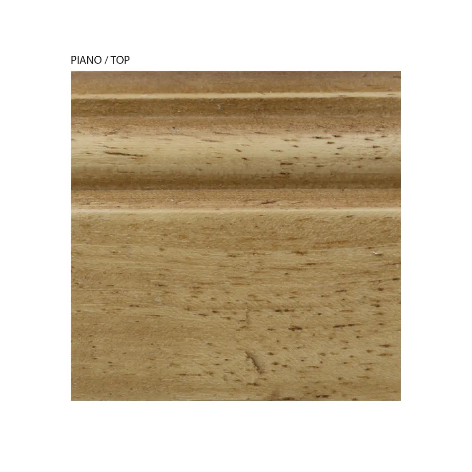 Vetrinetta in Legno con 1 Cassetto, 2 Ante e 2 Ripiani Made in Italy - Nanna Viadurini