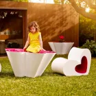 Vondom Agatha poltrona di design moderno esterno polietilene colorato Viadurini