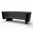 Vondom Bum Bum divano da giardino di design moderno laccato nero Viadurini