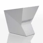 Vondom Faz poltrona da giardino laccata bianca di design moderno Viadurini