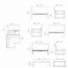 Vondom Frame salotto da giardino di design moderno Viadurini