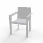 Vondom Frame sedia con braccioli da esterno di design moderno Viadurini