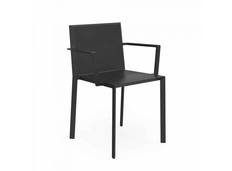 Vondom Quartz sedia con braccioli da giardino di moderno design Viadurini