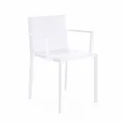 Vondom Quartz sedia con braccioli da giardino di moderno design Viadurini