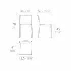 Vondom Quartz sedia da giardino impilabile di design moderno Viadurini