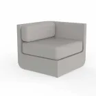 Vondom Ulm composizione salotto da giardino di design taupe Viadurini