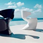 Vondom Wing sedia da giardino di moderno design Viadurini