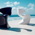 Vondom Wing sedia da giardino di design in polietilene L50xP56xH74 cm