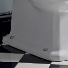 Water Monoblocco Vintage in Ceramica Bianca con Cassetta Made in Italy – Marwa Viadurini